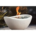 thumbnail image 3 of Solo Stove Wave Beige StoneCast Gel Fuel Fire Bowl, Smokeless Indoor Outdoor Tabletop Fire Bowl, 10.6 in D x 5.1 in H, 3 of 4