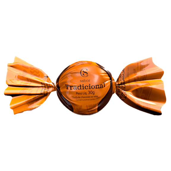CACAU SHOW TRUFA AO LEITE TRADICIONAL (PACK of 4 x TRUFAS 30g) Cacau Show Milk Chocolate Truffles (4 Pack) – Traditional Brazilian Candy | Trufas ao Leite Tradicionais Importadas
