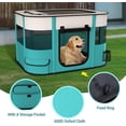 thumbnail image 2 of Foldable Pet Playpen for Dogs & Cats, Portable Dog Crate with Carrying , Spacious Indoor Outdoor Travel Kennel, 2 of 6