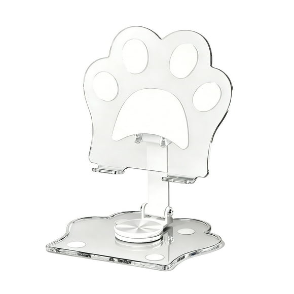 Soporte giratorio para tablet, soporte de escritorio plegable para teléfono para visualización y transmisión en vivo, soporte ajustable portátil para teléfonos celulares y tablets,