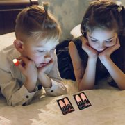 BGZLEU Magic Red Light up,Thumb Tips Finger Magic,Party Magic Tricks,Tricks Fake Finger with LED Light for Magic for Party Props Accessories (2 Pairs)