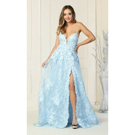 Thigh High Slit Prom Dress