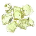 thumbnail image 1 of Uxcell Fire Glass for Fire Pit, 1.18"-1.97" High Luster Reflective Glass Rocks, Olive Green, 1 of 4