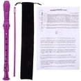 thumbnail image 3 of 1 Set Soprano Recorder 8 Hole Recorder Flute Instrument with Cleaning Rod for Beginners Teens, 3 of 5