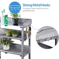 thumbnail image 5 of Renwick Gray Fir, Metal and Plastic Potting Bench, 5 of 12
