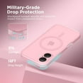 thumbnail image 5 of XIHAMA Magnetic Compatible with iPhone 16 Case, Upgraded [Full Camera Protection] [Compatible with MagSafe] Protective Translucent Matte Women Girl Phone Case Cover, 5 of 7