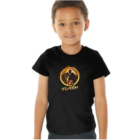 

Flash Tv Series Fastest Man Alive Kids T Shirt (4) for Youth Toddler Boys and Girls Black