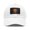 White / Black patch, variant on Halloween Scary Pumpkin Patch Dad Hat Strap Back One Size Adjustable