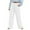 White 01, variant on QQAMB Sweatpants for Women Elastic Waisted Solid Color Wide Leg Sports Casual Jogger Sweatpants with Pocket Blue M