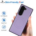thumbnail image 6 of ELEHOLD Case for Samsung Galaxy Z Fold 4, Shockproof Magnetic Case Hard PC Slim Phone Cover,Purple, 6 of 11