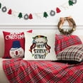 thumbnail image 5 of Christmas Pillow Covers 20 x 20 Inch Christmas Vacation Throw Pillows Winter Pillowcase Home Decor Living Room House Decorative Cushion Case for Sofa Couch, 5 of 6