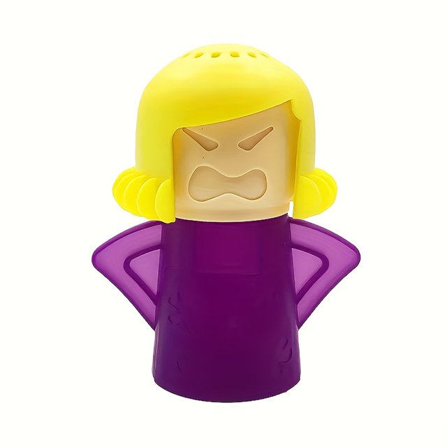 Eliminador de olores para microondas y frigorífico. Productos de limpieza para la cocina. Diseño «Angry Mom». Plástico. Uso doméstico