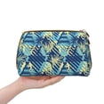 thumbnail image 4 of Rateoe Hawaiian Style for Travel Makeup Bag,Large Capacity Cosmetic Bags for Women,Waterproof Portable Pouch Open Flat Toiletry Bag Make up Organizer, 4 of 8