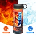 thumbnail image 6 of Susaid Romantic Roses Sunset Ocean Print 18oz Sports Insulated Kettle Stainless Steel Water Bottle For Running, Hiking, Cycling, Climbing, 6 of 8