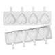 thumbnail image 2 of Moldes para helados de 4 cavidades, molde para paletas en forma de corazón 3D, molde de silicona para bricolaje, puré de helado, yogur Jadeshay  A, 2 of 8
