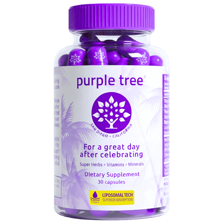 Purple Tree Post-Celebration Vitamin Pills (30 Pills)