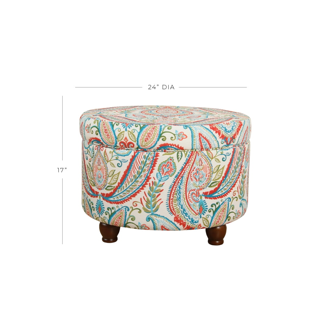 HomePop Storage Ottoman, Multiple Colors