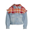 thumbnail image 5 of Wonder Nation Toddler Girl Denim Jacket, Sizes 12M-5T, 5 of 5