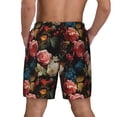 thumbnail image 4 of Fotbe Rose Flowers Men’s Swim Trunks Quick Dry Swim Shorts Board Shorts with Mesh Lining-3X-Large, 4 of 9