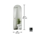 thumbnail image 3 of Umbra Hubba Arched 20x62" Mirror, 3 of 17