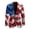 American Flag Pattern, variant on Dragon Cloud Print Suit Separates Coat, Regular Fit Slim Fit Polyester Blazers for Formal Prom and Groom Wear