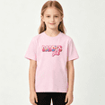 thumbnail image 2 of Daddys Girl Slogan Girls Graphic Tee, Cute Colorful Text 100% Cotton Kids Short Sleeve T-Shirt, 2 of 5