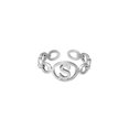 thumbnail image 1 of Anillo de 26 letras chapado en acero de titanio, anillo de dedo índice con apertura en inglés, anillo hueco Wmkox8yi  sjalhkljlk2008, 1 of 1