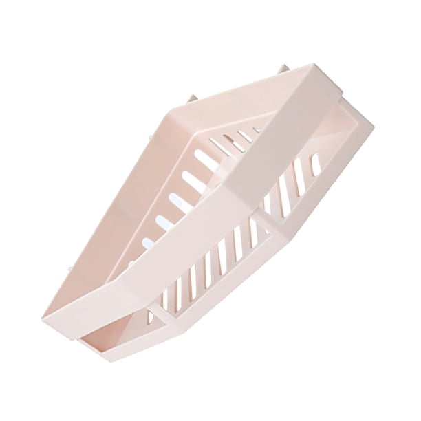 Yuarrent Estante de esquina para baño, estante de almacenamiento de esquina para colgar en la pared, estante de ducha, organizador de cocina, accesorios Juegos de accesorios de baño Beige Yuarrent HA000466-03B