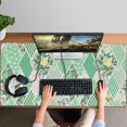 thumbnail image 4 of Long Mouse Pads for Desk,Pioneer Flower Floral Print Pattern Desk Mats on Top Of Desks, Desk Mouse Pad Extra Large with 3mm Non-Slip Base and Stitched Edge for Gaming,Office,Work,Home 47.3"x23.6", 4 of 6