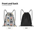 thumbnail image 4 of Bingfone Dog Drawstrings Backpacks Bags for Men Women Gym Drawstrings Bag-Small, 4 of 8