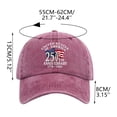 thumbnail image 2 of USA 250th Anniversary Hat, America 250th Anniversary Hat, 250th Anniversary USA Hat, United States 250th Anniversary Baseball Cap, Patriotic Adjustable Hat for Men & Women, 2 of 6