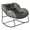 Brown & Gray, variant on LHBcraft Oversized Patio Rocking Chair with Thick Cushion, 450lbs Capacity, All-Weather Wicker Lounge Chair, Comfy Lounge Chair for Backyard, Poolside, Living Room, Gray Wicker with Beige Cushion