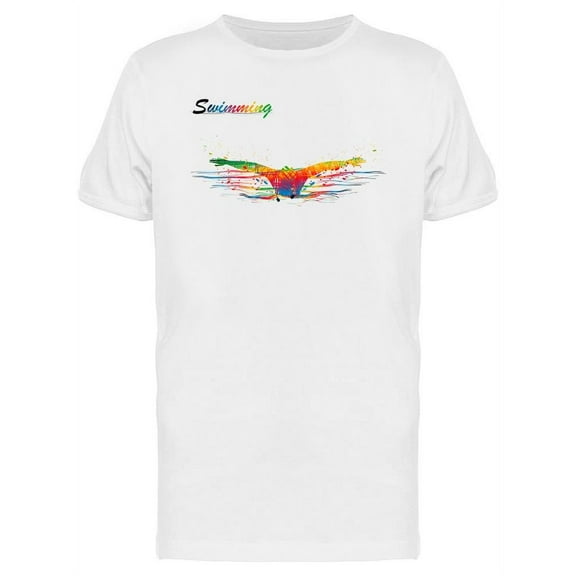 Colored Swimming T-Shirt Men -Image by Shutterstock, Male 3X-Large