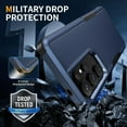thumbnail image 3 of KOMI for Samsung Galaxy S25 Ultra Case with HD Screen Protector, 10 FT Military Grade Drop Protection, Anti-Slip Phone Case, Blue, 3 of 5