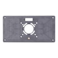 thumbnail image 2 of Graflsoa ABS Router Table Insert Plate with 4 Red Rings, Woodworking Tool for Edge Trimming and Grooving, Includes Random Screws, Gray/Red/Blue Options, 2 of 7