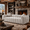 Camel ChannelTuft Cloud Sofa, variant on 102.7" Cream White Boucle Living Room Sofa, 4-Seater Cloud Couch with Deep Lounge Cushions, Channel-Tufted Design, 2 Pillows, No Assembly Setup