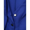 thumbnail image 7 of TiaoBug Mens Halloween Medieval Tailcoat Jacket Long Sleeve Steampunk Frock Coat Blue S, 7 of 7