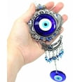 thumbnail image 2 of Turkish Blue Evil Eye Fish Amulet Wall Hanging Decor Blessing Protection Gift -D, 2 of 3