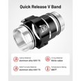 thumbnail image 3 of Quick Release V Band Clamp, Intercooler Pipe Clamp (Aluminum, 2.5"), 3 of 6