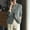 Gray, variant on Women's Sweaters and Cardigans with Pockets Fall And Winter Loose Knitted Cardigan Loose Sweater Stand Collar Short Sweater Coat Round Neck Sweater
