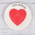 thumbnail image 5 of 100 Sheets Red 4 Inches Heart Shape Lace Doilies Oil-Absorbing Disposable Cake Box Liner Hollow Out Packaging Paper Pad, 5 of 5