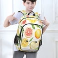 thumbnail image 6 of FORMRS Unisex School Backpack 17" Student Travel Bag with Laptop Compartment, Candy Lemon, 6 of 7