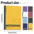 thumbnail image 3 of Composition Notebook,Wide Ruled Paper,5-1/2" x 8-1/4" Composition Book, A5 Lined Notebook,Colored Journal Notebook Perfect for Work & Note Taking,Office Supplies,Assorted Colors(yellow-40 Sheets), 3 of 5