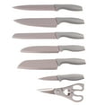 thumbnail image 2 of BergHOFF Leo 8Pc Stainless Steel Kitchen Knife Set with Universal Knife Block, Grey, 2 of 8
