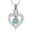 Silver, variant on Cremation Jewelry Heart Urn Necklace for Ashes for Women Stainless Steel Memorial Keepsake Birthstone Pendant Gift for Loved One
