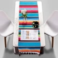 thumbnail image 4 of Camino de mesa Airooglee Mexican Serape, paquete de 4 unidades, 35 x 213 cm, 4 of 8
