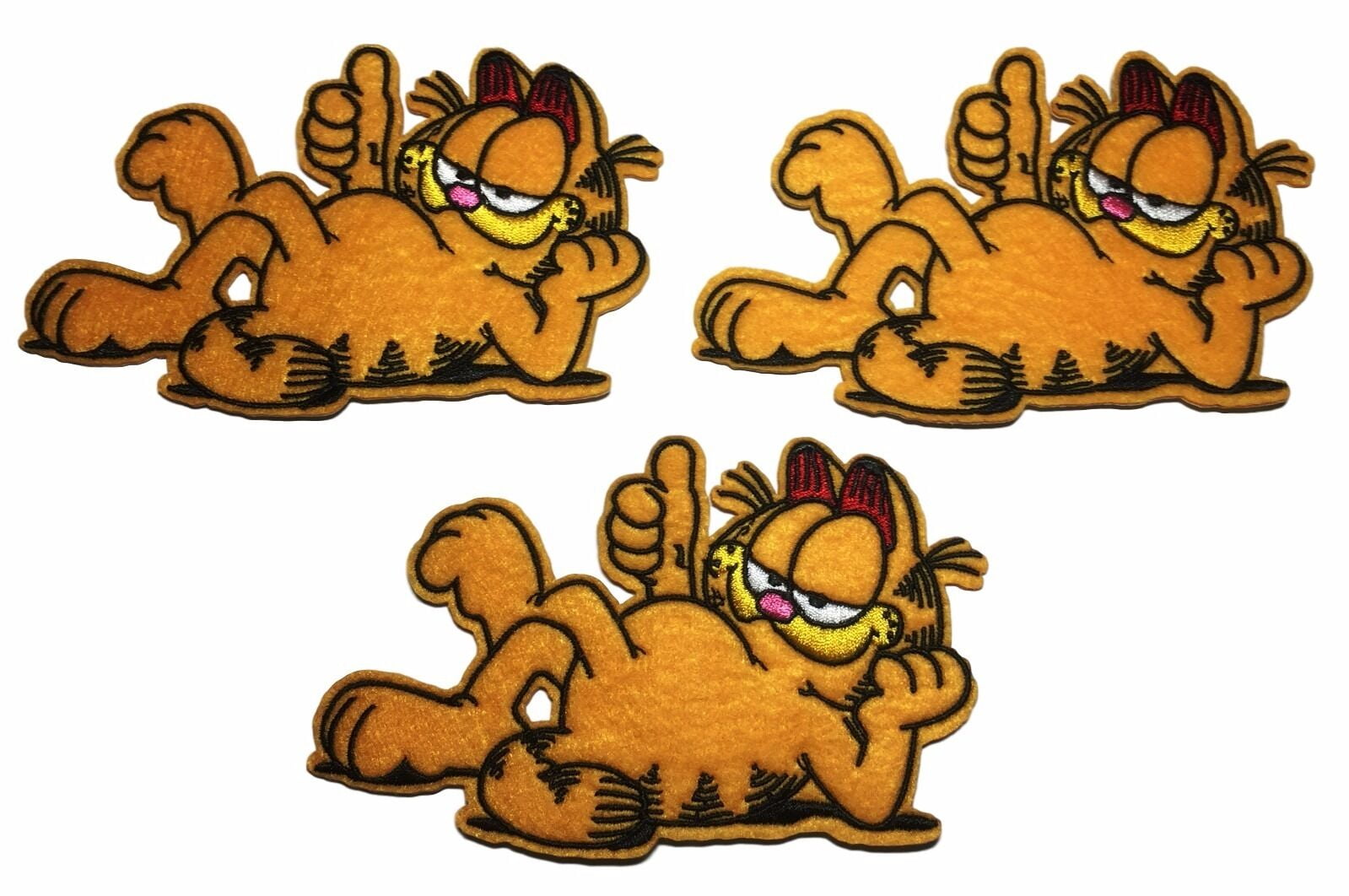 1Garfield.Embroidery patch 5 options 