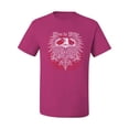 thumbnail image 2 of Wild Bobby, Live To Ride Motto Motorcylce Club Cars and Trucks Men's Graphic T-Shirt, Fuschia, Large, 2 of 3