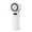 White, variant on Foldable Neck Hung Portable Mini Fan with Semiconductor Cooling Chip & Stepless Speed Control, USB-C Rechargeable Handheld Personal Cooling Device for Outdoor Commuting and Travel Comfort