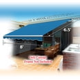 thumbnail image 3 of Sunrise Outdoor 8' x 6.4' Replacement Canopy for Manual Yard Retractable Patio Deck Awning Sunshade （Cover Only, Frame is not Included）-Navy Blue, 3 of 8